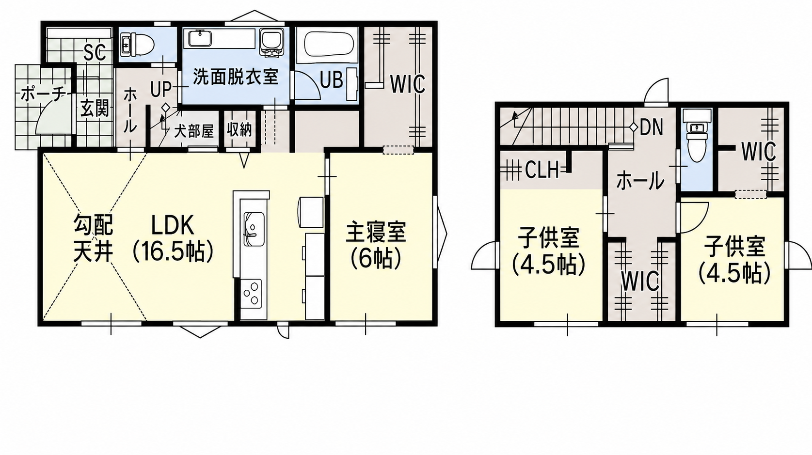 【マサキデッキ店】松山市保免上「1.5階建て」モデルハウス